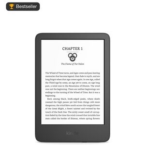 Amazon Kindle 6" Black E-Reader (2024) With Sony Angel